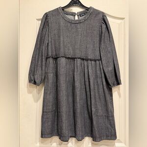 Very j black denim dress/top